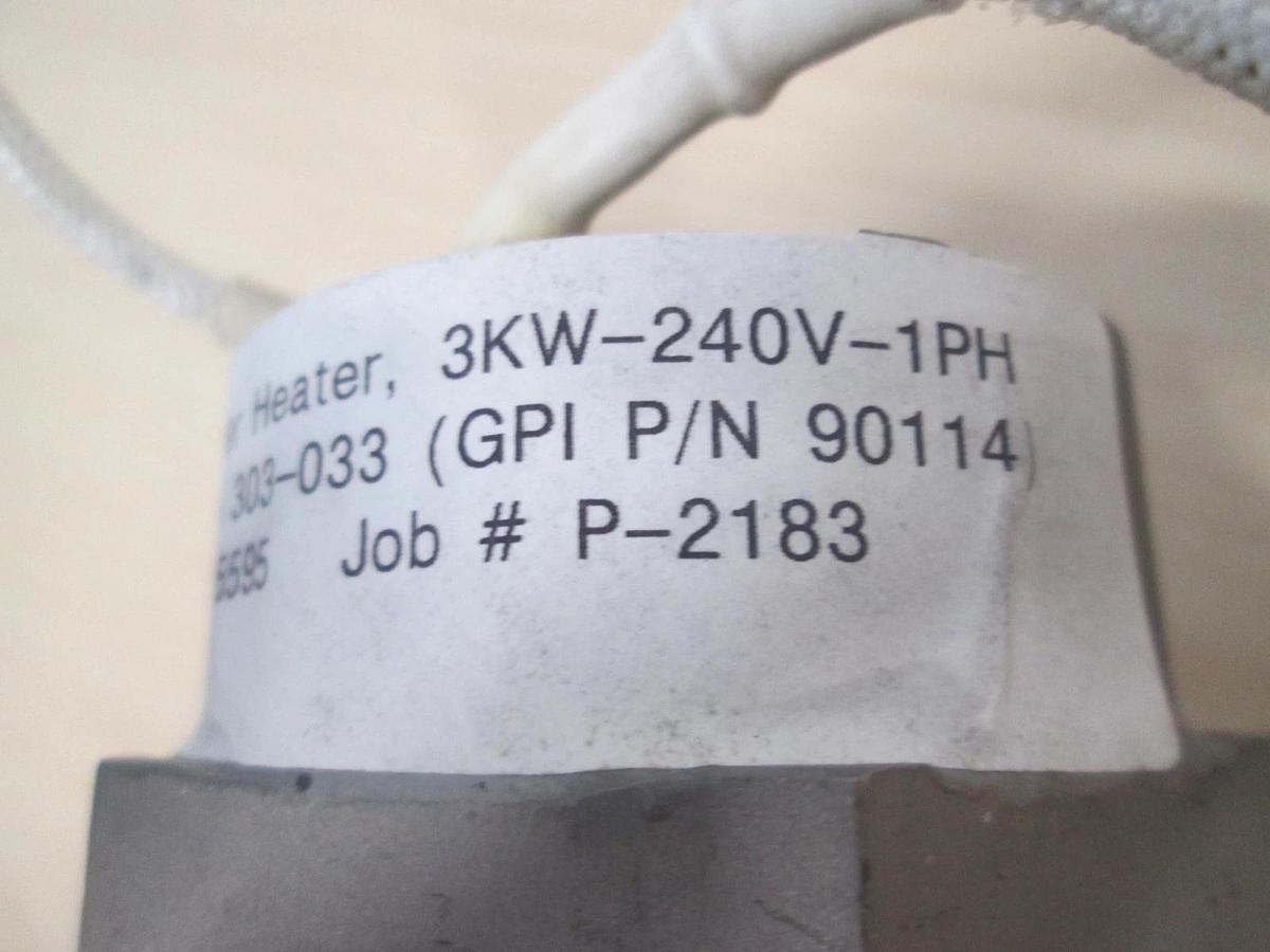 P&H, Humidifier Heater, 3KW-240V-1PH, Used