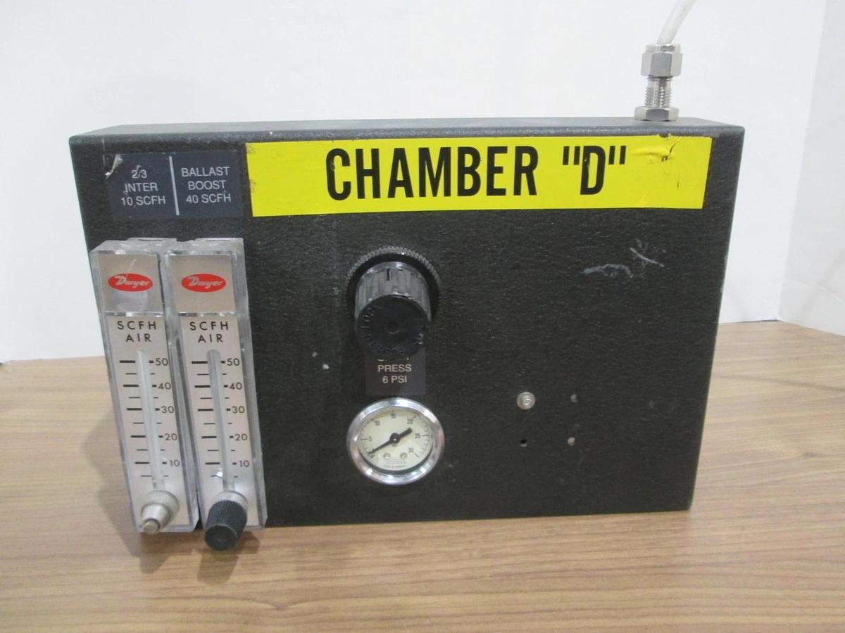 Used N2 Vacuum Pump, Purge Rotometer Assy w/ Rotometer, Tubing and Regulator, Used