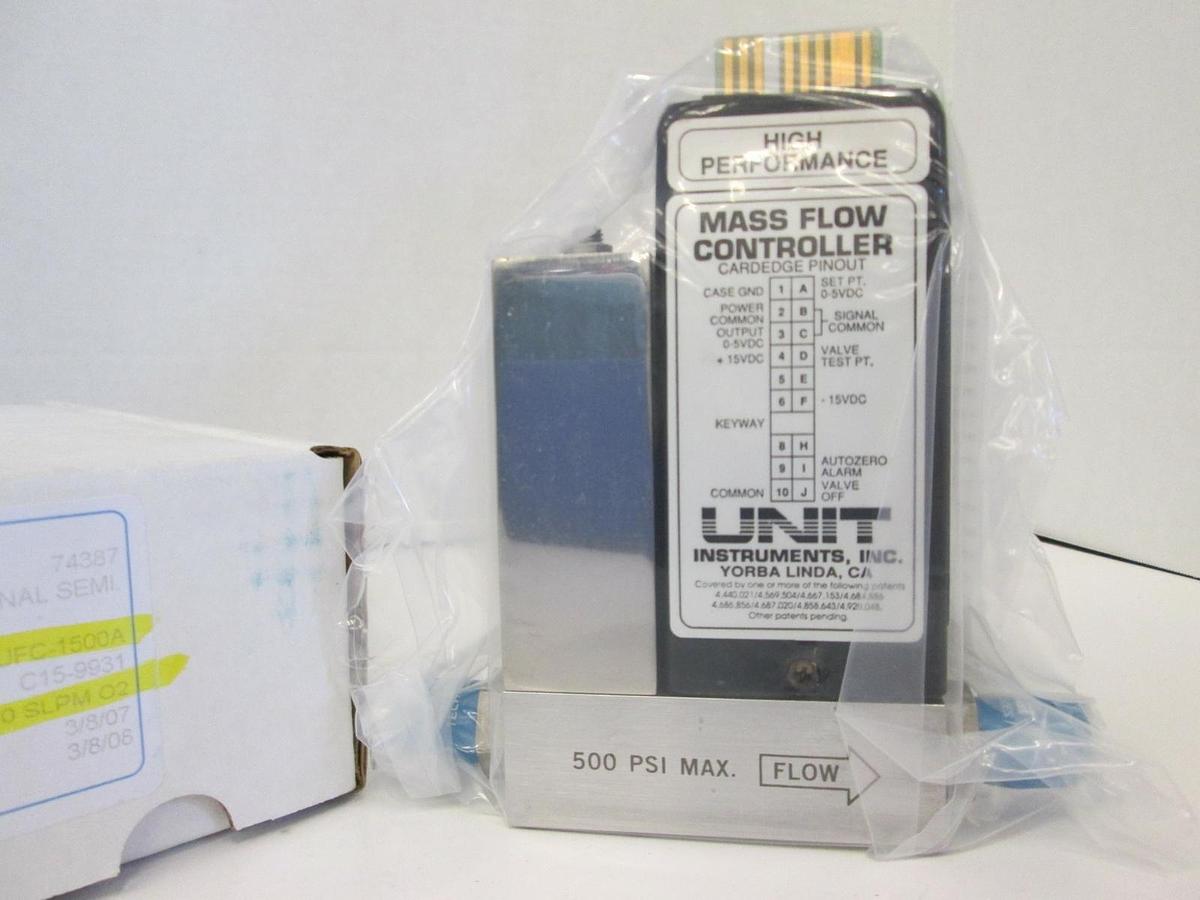 Used Unit UFC-1500A, MFC, Mass Flow Controller, O2, 10 SLPM