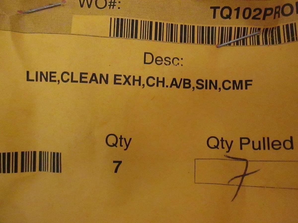 Used AMAT, Line, Clean EXH, CH.A/B, SIN, CMF, 0050-27933, Used