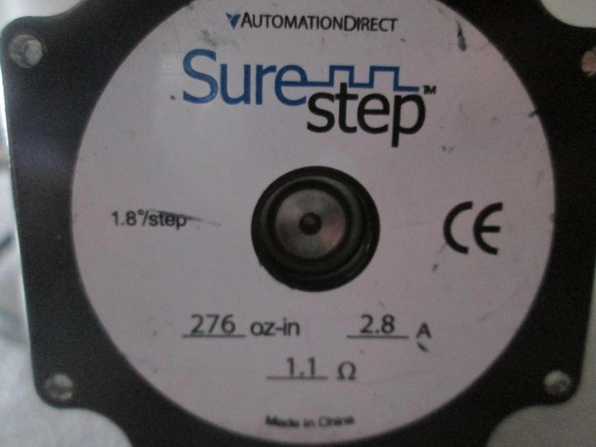 Used Automation Direct, Sure Step, 1.8"/Step, Stepper Motor, 276 oz-in, Used
