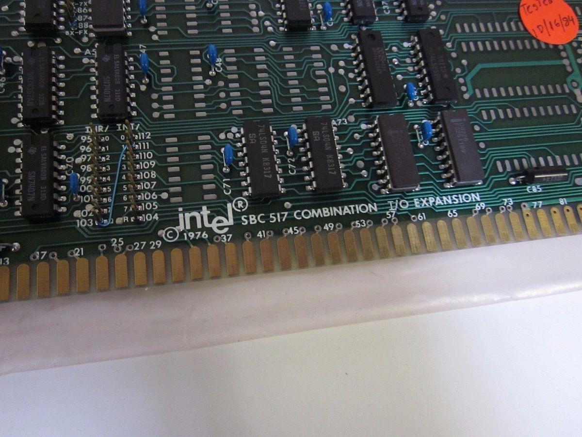 Used Intel SBC 517 Combination I/O Expansion PCB, PWA-1001052-02