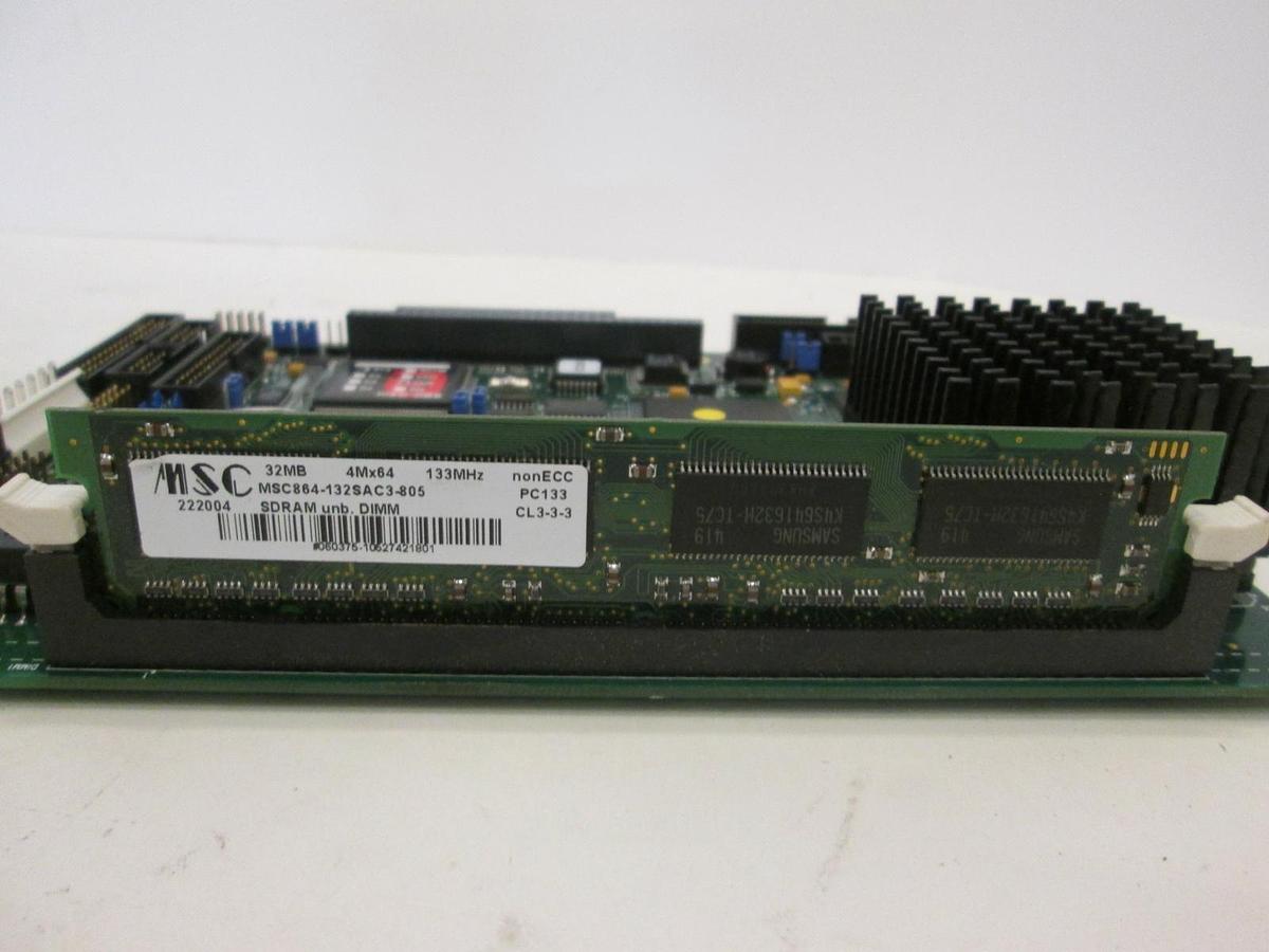 Used Arcom, SBC-GXm, Arcom Processor w/MSC864 Card, Used