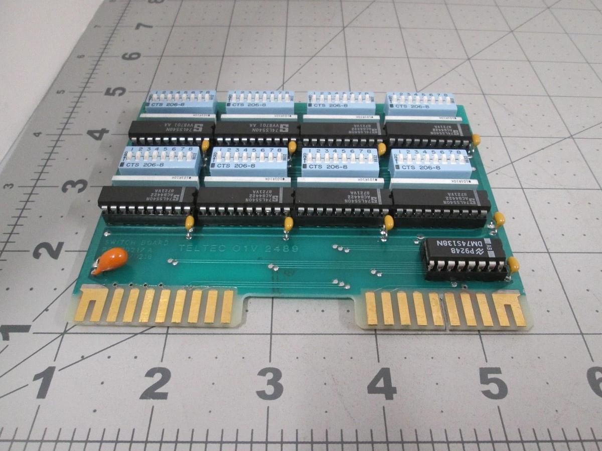 Watkins Johnson, Teltec, 970217, Switch Board PCB Assy, New