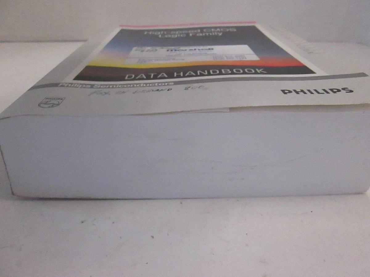 Used Philips Semiconductors High-Speed CMOS Logic Family Data Handbook, Used