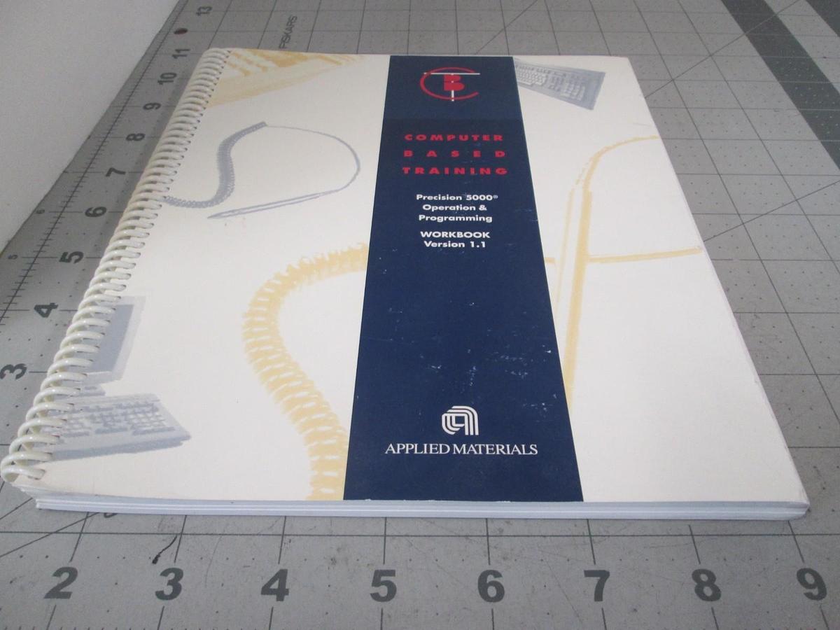 Used AMAT, Precision 5000, Operation and Programming, Workbook, Used