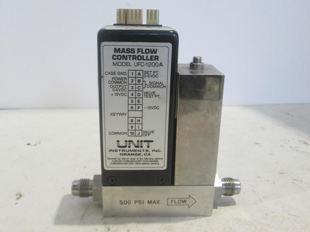 Used Unit, UFC-1200A, Mass Flow Controller, 1 SLPM, He, Used