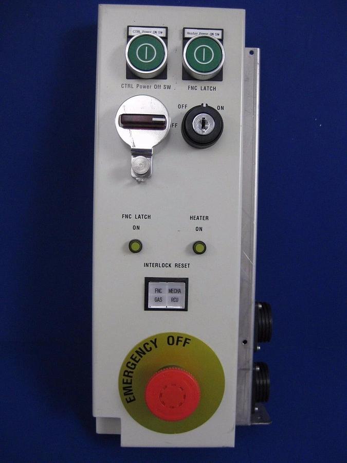Used Tokyo Electron Limited TEL Emergency Shut Off and Control Panel, FNC/Heater