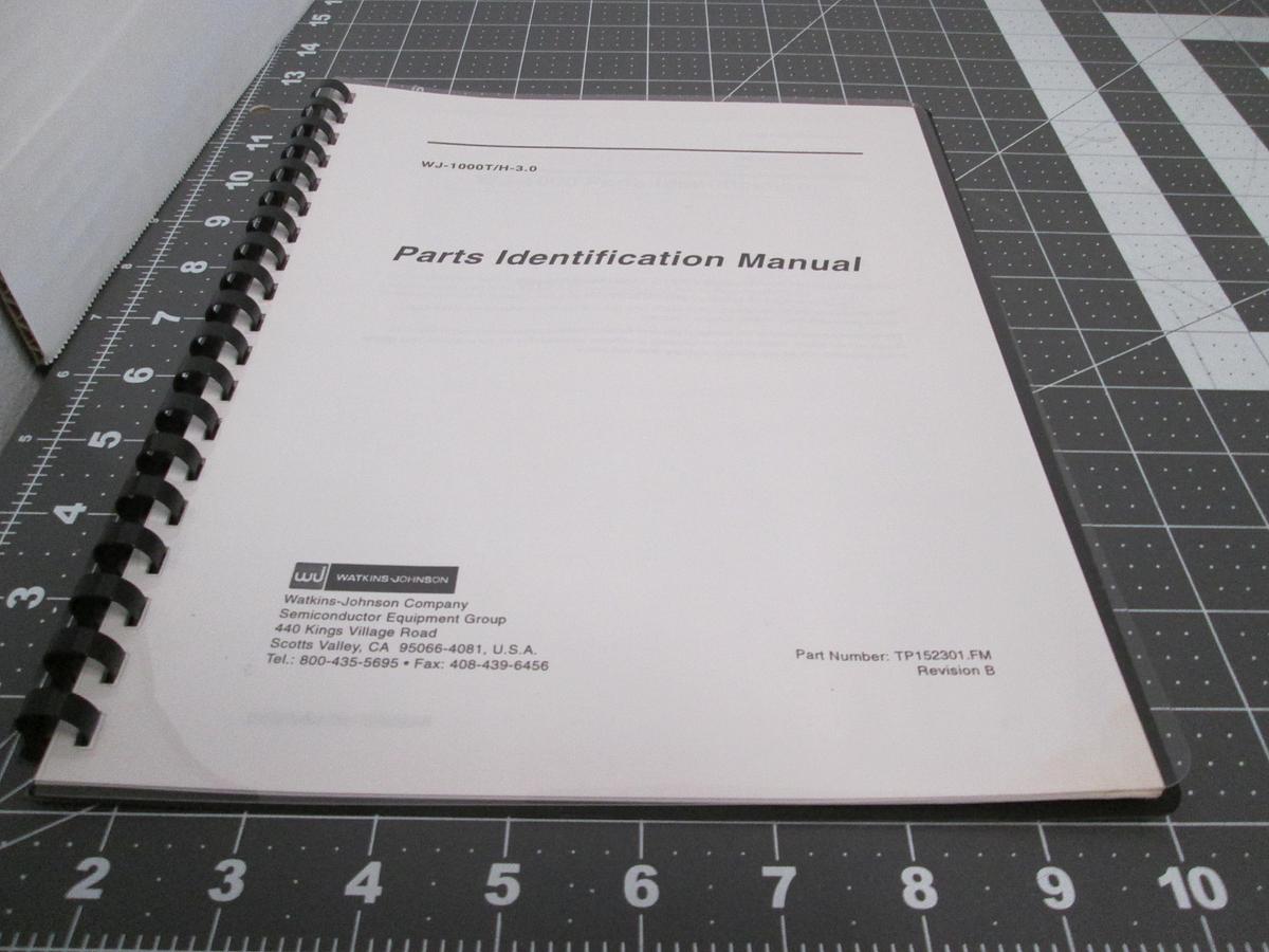 Used Watkins-Johnson, Semiconductor Parts Identification Manual, TP152301.FM 