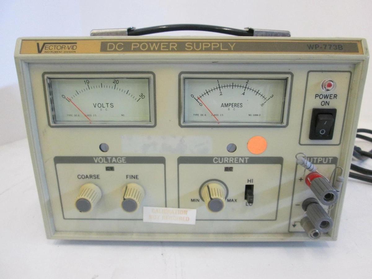Used Vector-Vid, WP-773B, DC Power Supply, Used