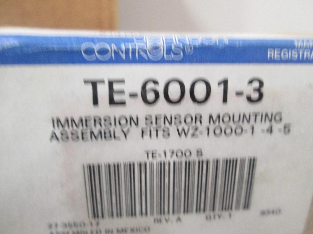 Johnson controls, TE-6001-3, Immersion Sensor Mounting Assy, New, Lot of 8