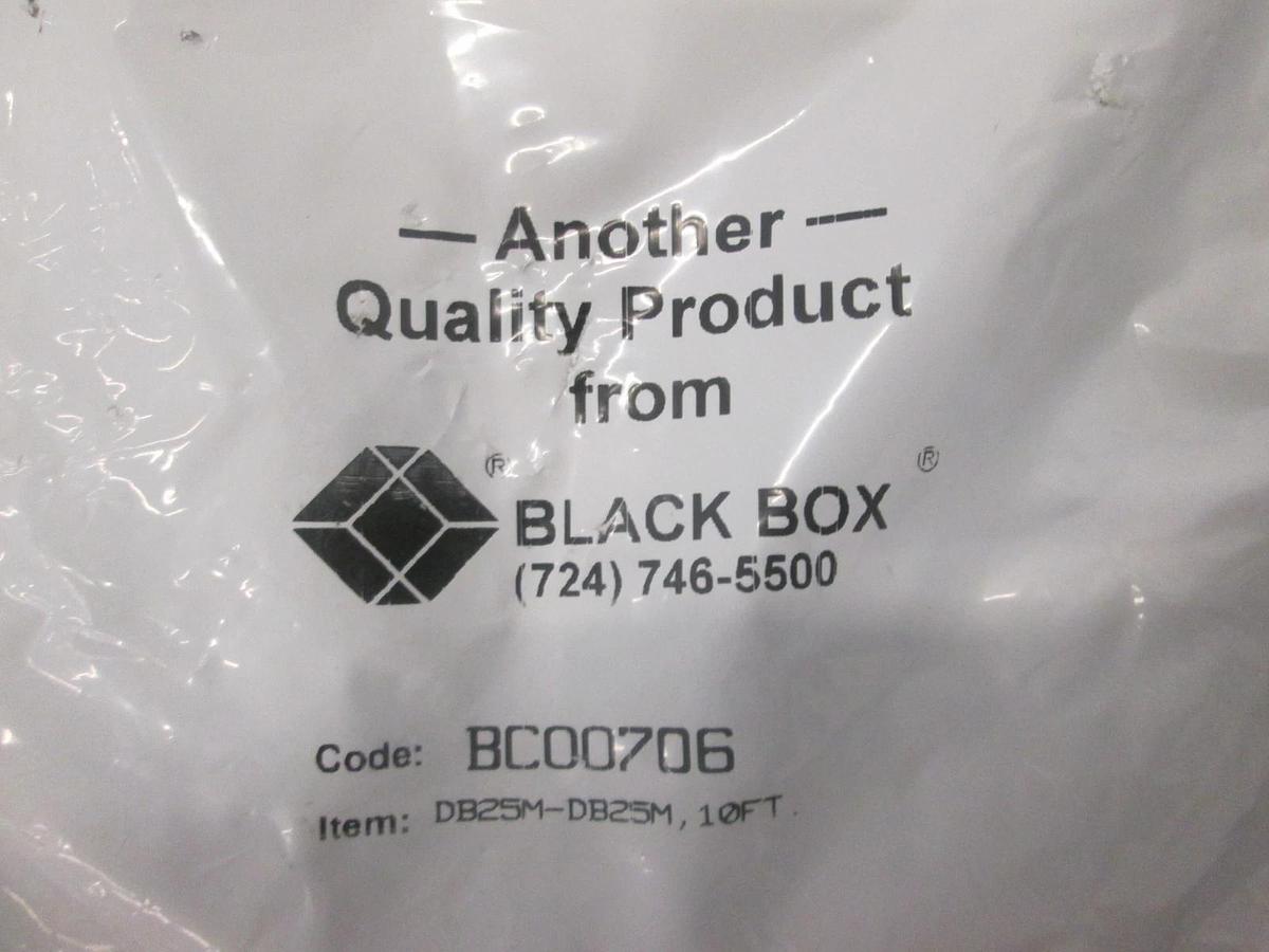 Used Black Box, BC00706, Extension Cable, 10FT, New, Lot of 4