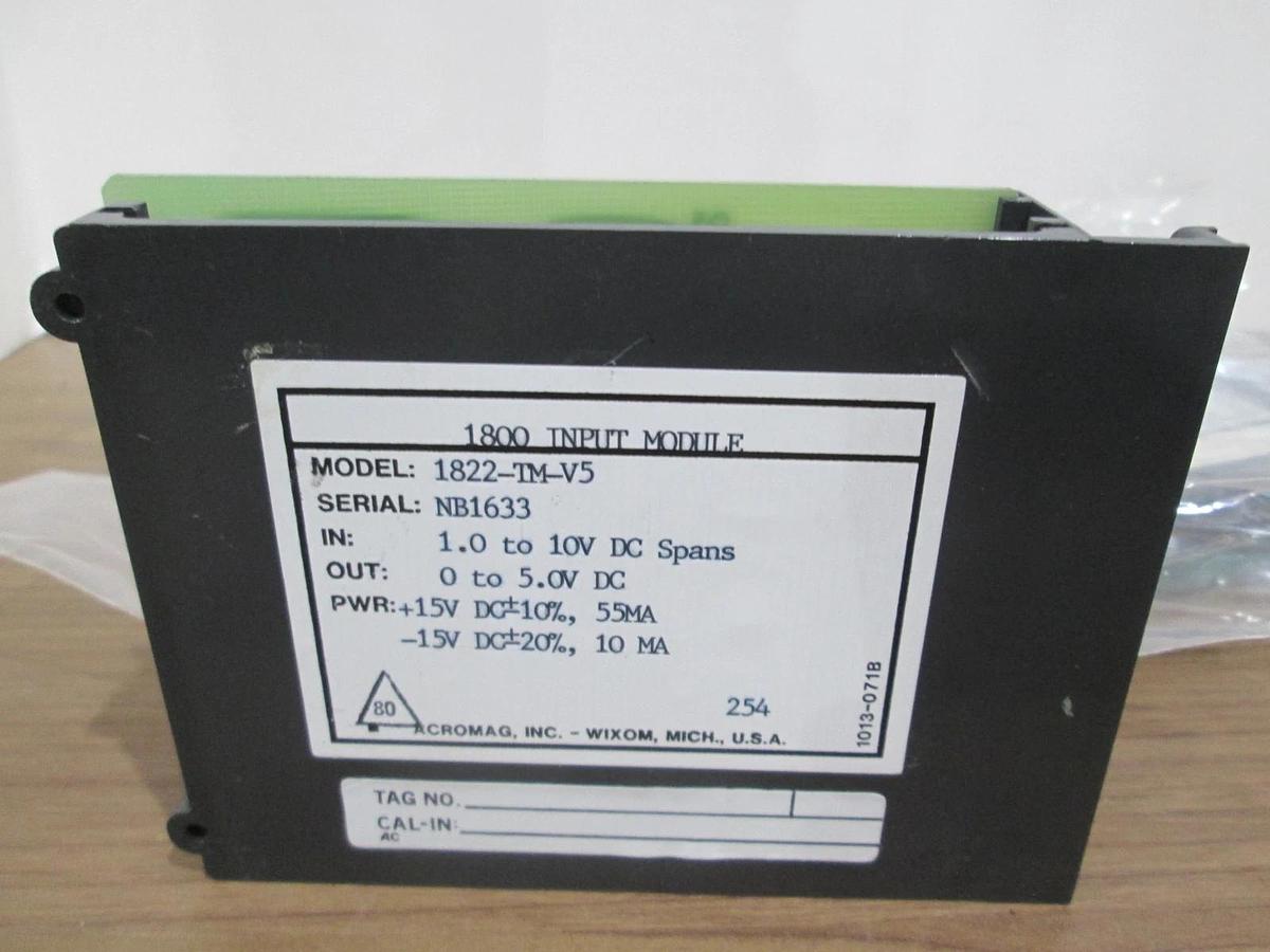 Used Acromag Model 1822-TM-V5 Input Module, Lot of 3