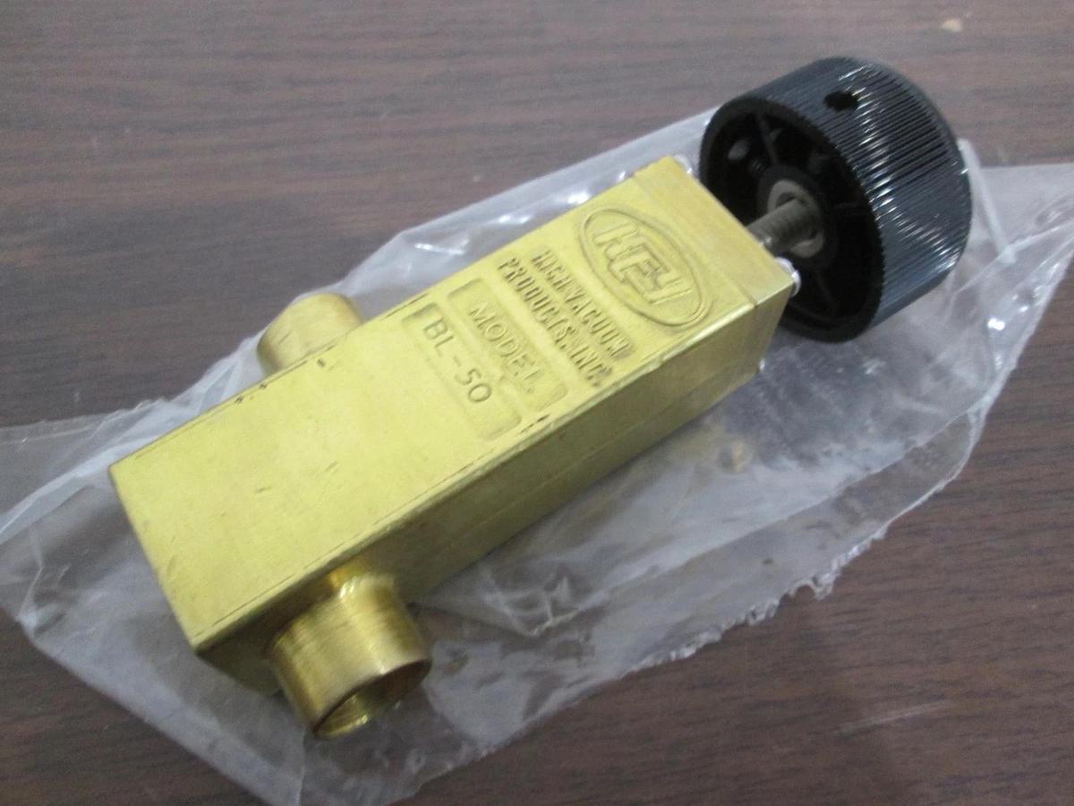 Key, BL-50, High Vacuum Nitrogen Purge Valve, New