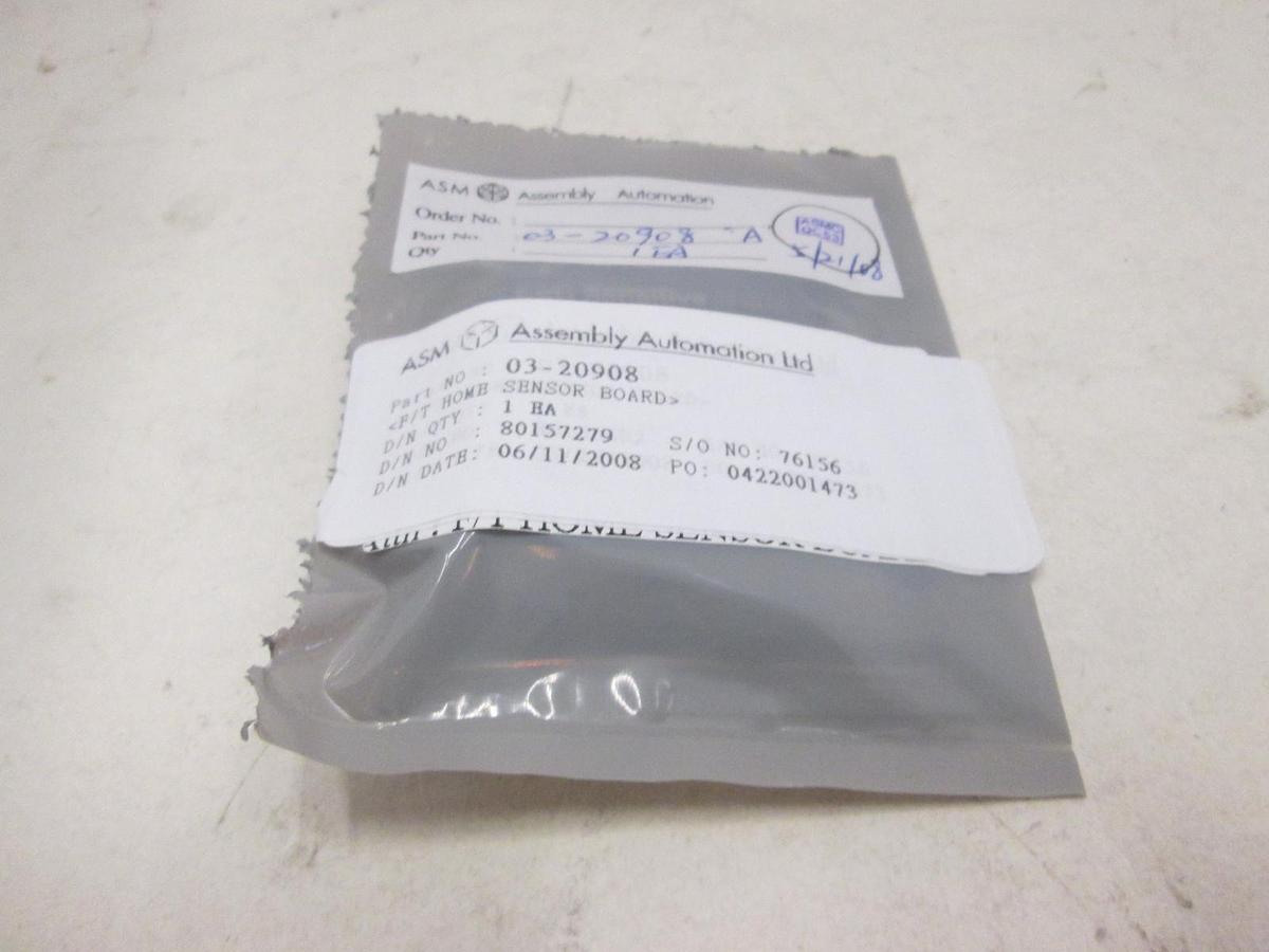 Used ASM, F/T Home Sensor Board, 03-20908, New