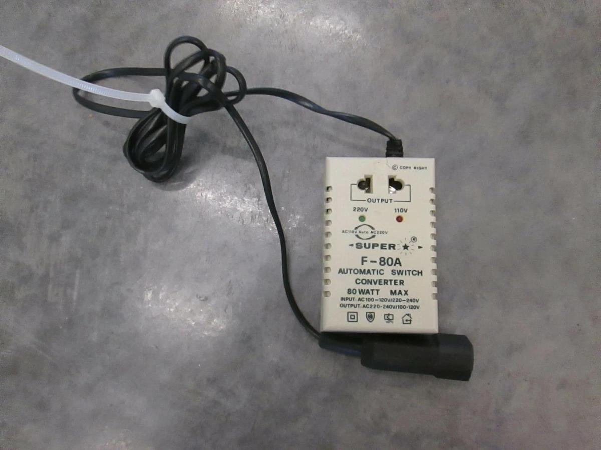Used Super Star F-80A, Automatic Switch Converter, 80W