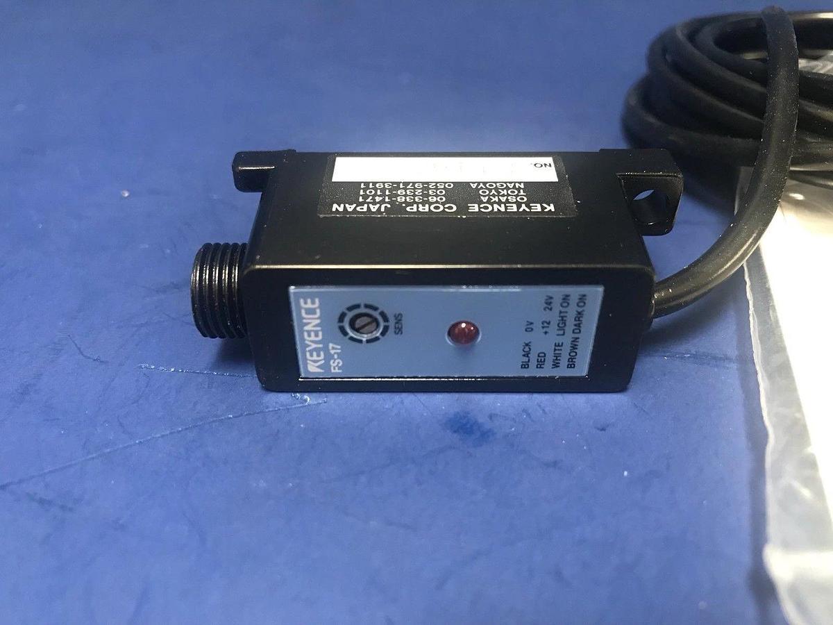 Keyence FS-17 Fiber Optic Sensor, New