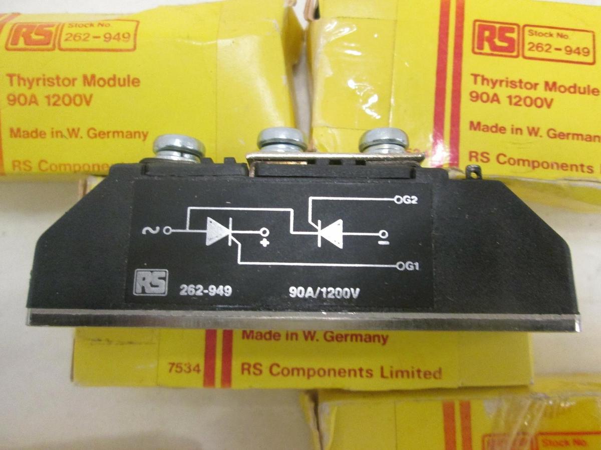RS Components, 262-949, Thyristor Module, New, Lot of 5