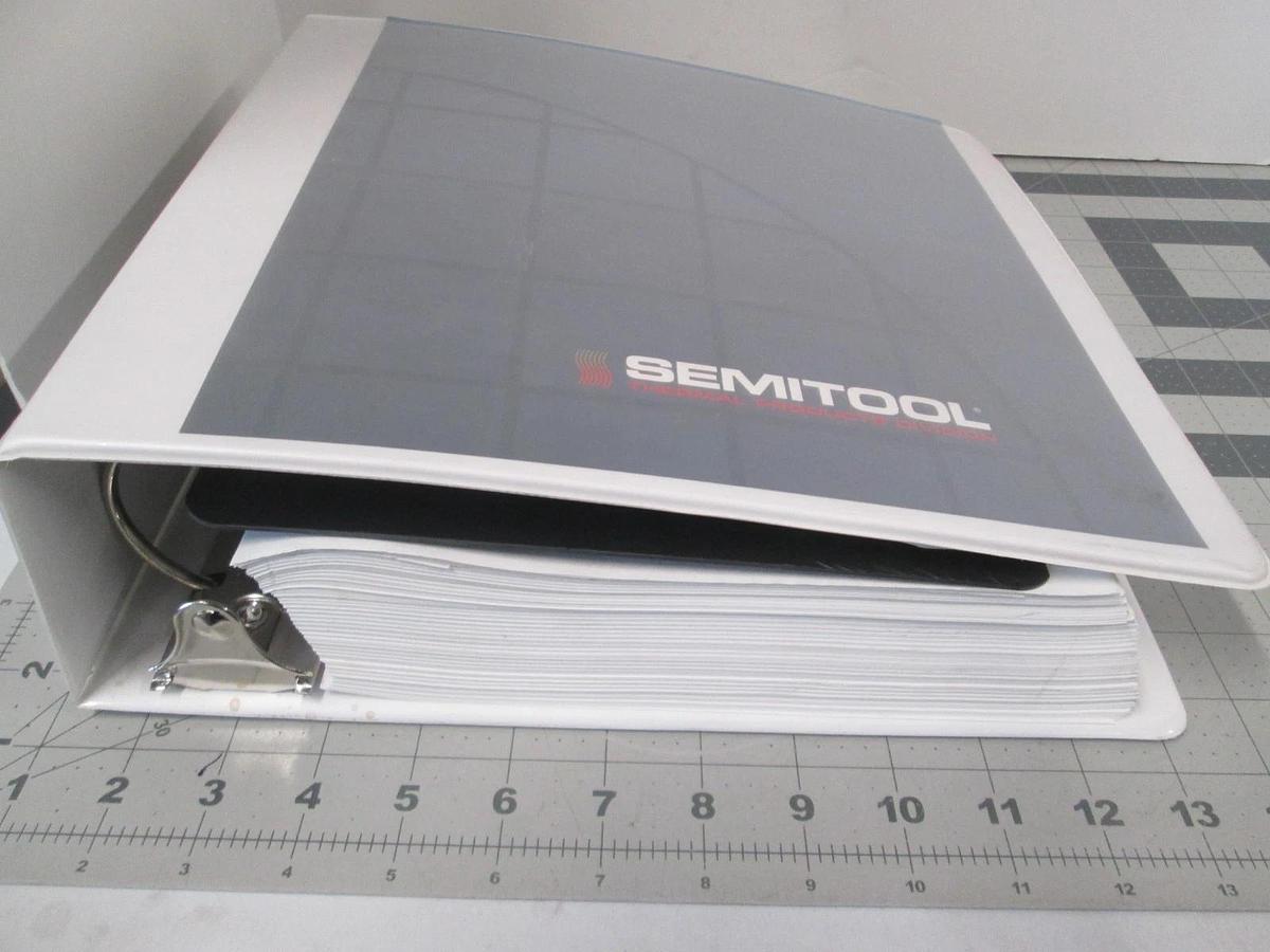 Used Semitool, GEM/SECS 2, 108446,-7,-8, Volume 4, User Manual, Used