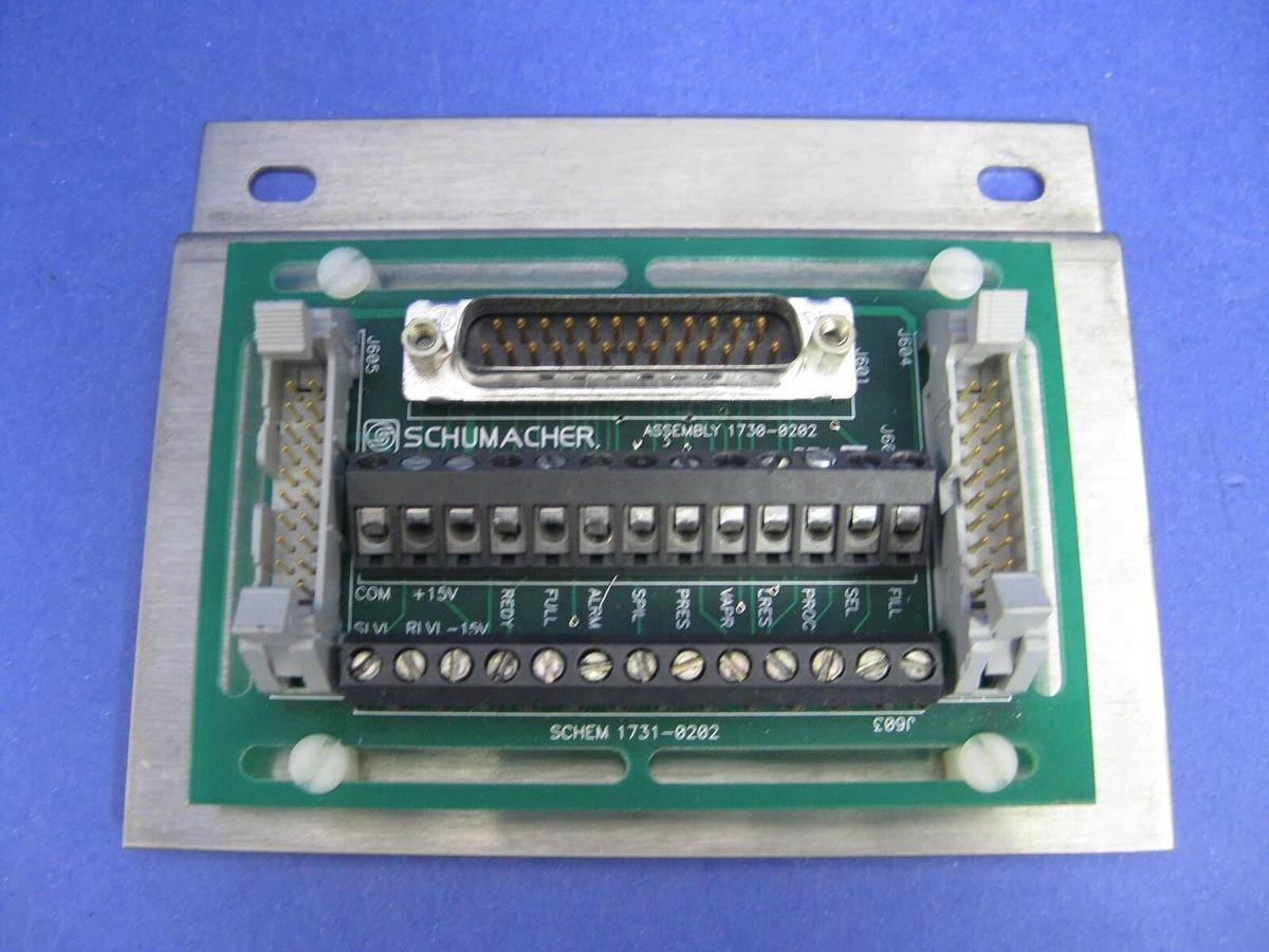 Used Versum Air Products Schumacher 1730-0202 PCB Assembly, teos bulk fill Used