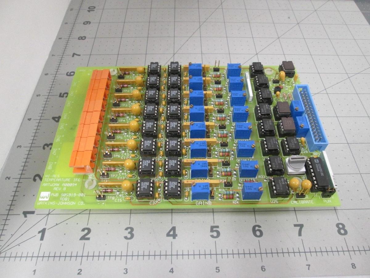 Watkins Johnson, 905920-001R, Interface Resolution Card, New