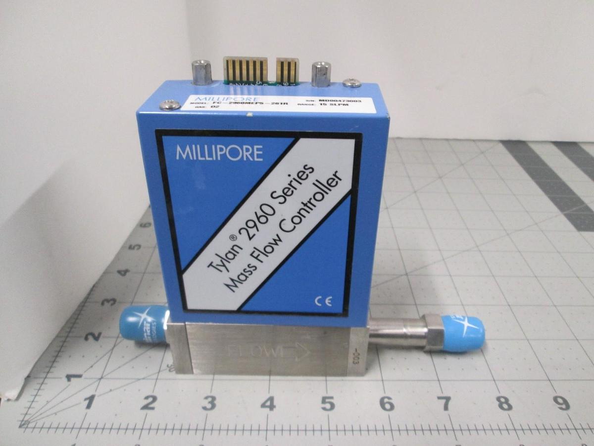 Millipore, FC-2960MEP5-261R, O2. 15 SLPM, Mass Flow Controller, New