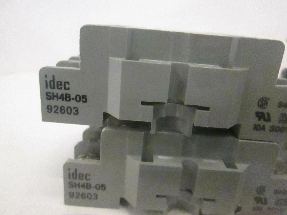 Used Idec, Various Relay Base Sockets, Used, Lot of 11