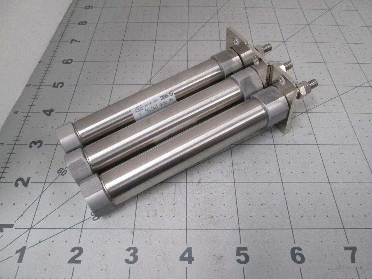 SMC, 20-CJ2F16-65, Pneumatic Air Actuator, New, Lot of 3