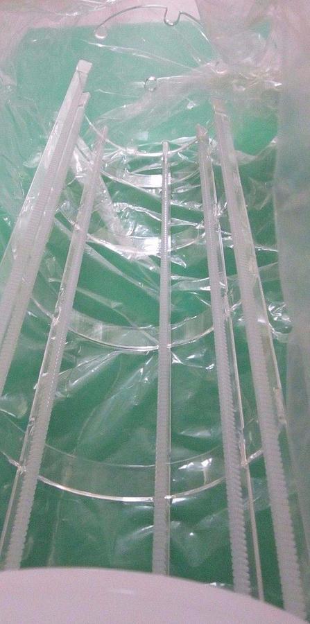 Used SVG VTR 7000 101757-01 Quartz 6 Rail Boat, 160 Slot Oxide, 150mm