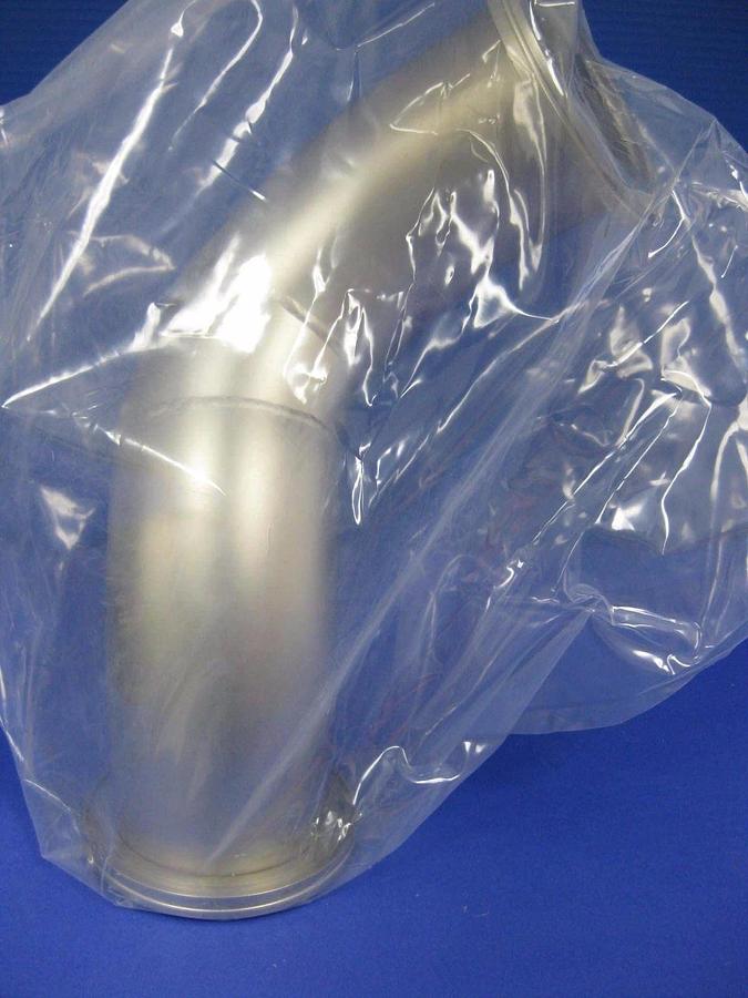 Stainless Steel Double Elbow Vacuum Pipe 45°/45°, ISO-100