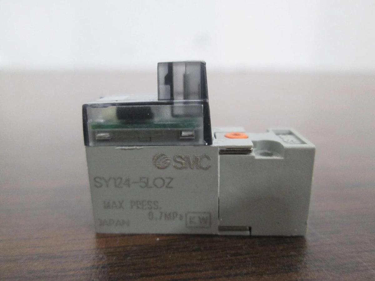 Used SMC, SY124-5LOZ, Solenoid Valve, 0.7MPa, Used