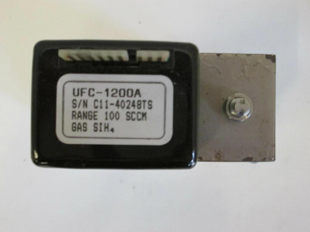 Used Unit UFC-1200A Mass Flow Controller MFC, SIH4, 100 SCCM, 1/4" Male