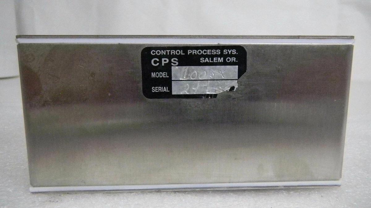 Used Control Box, Control Process Systems, CPS 100sx Z-Pac, Used