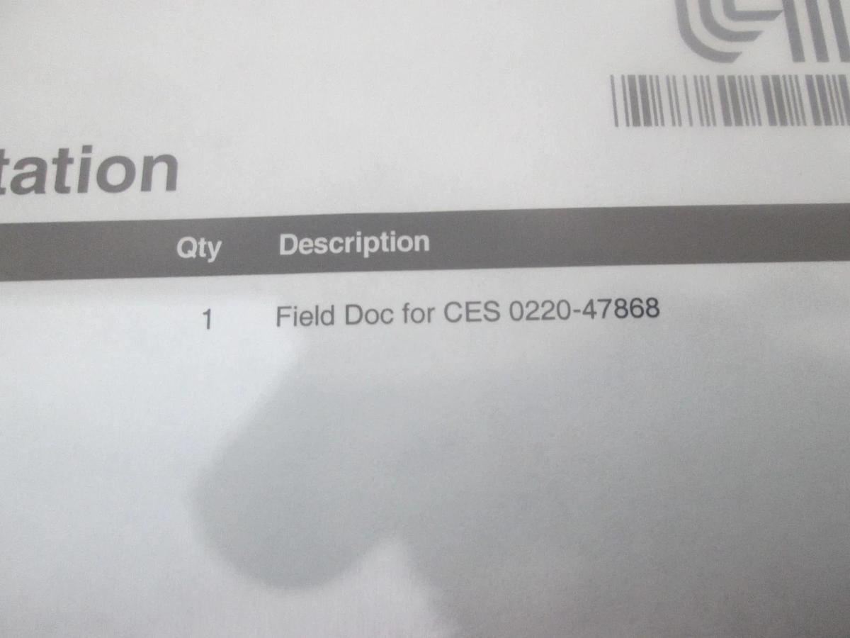 Used AMAT, Field Doc For 0220-47868-FD, New