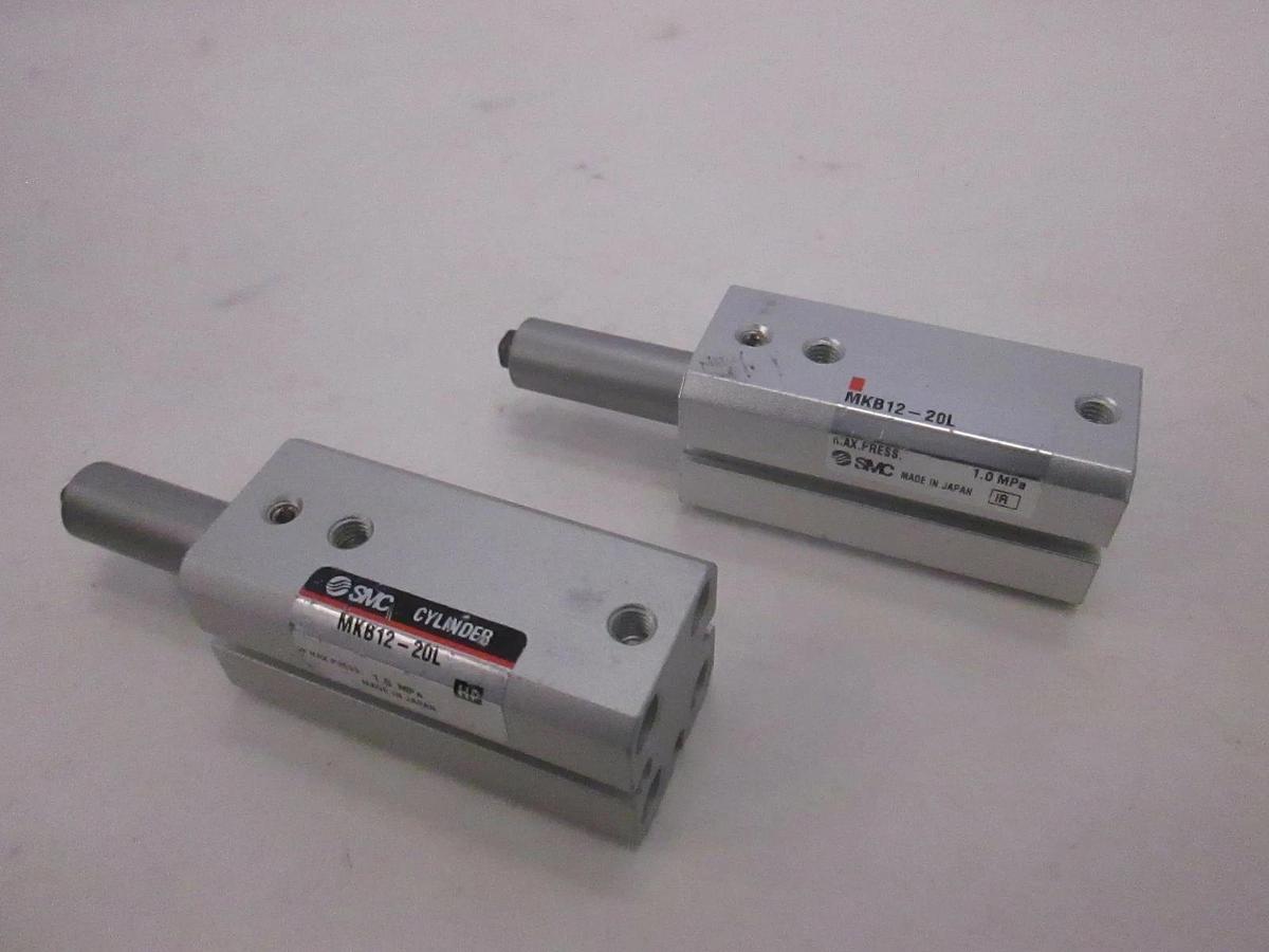 Used SMC, Rotary Clamp Cylinder, MKB12-20L, Used, Lot of 2