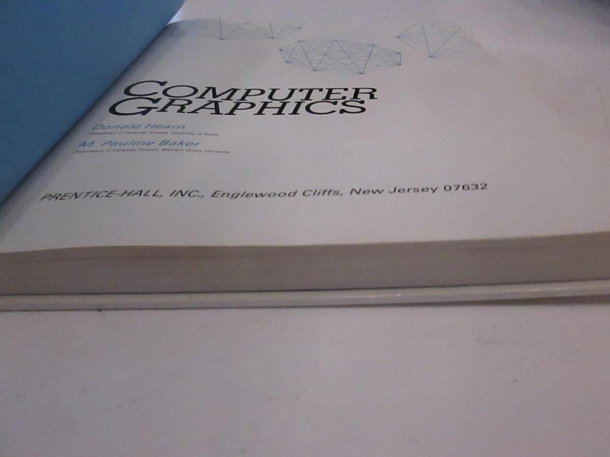 Used Computer Graphics, Donald Hearn, 07632, Used