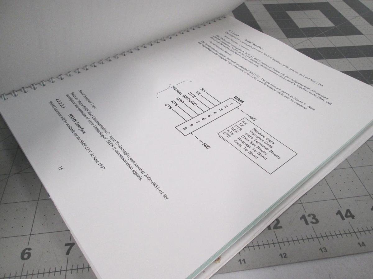 Used ASYST Tech, SMIF-Load Port Transfer Appliction Manual, Rev 1.0, Used