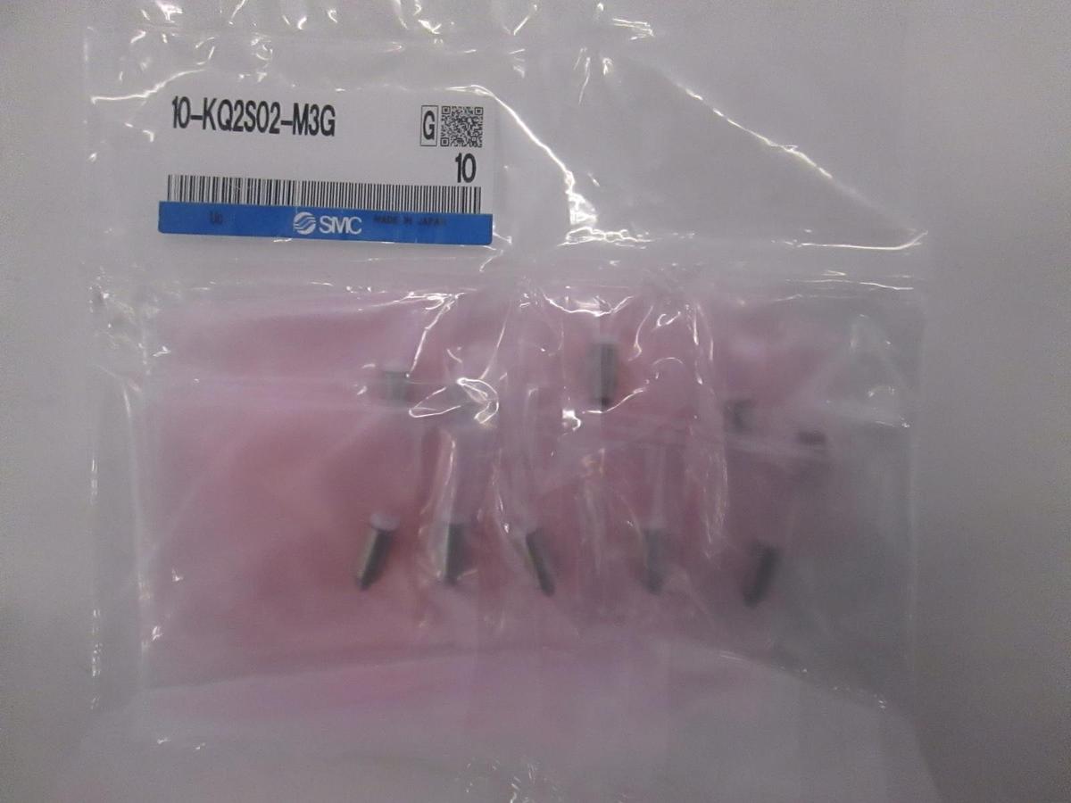 SMC, 10-KQ2S02-M3G, Fittings, New, Lot of 10