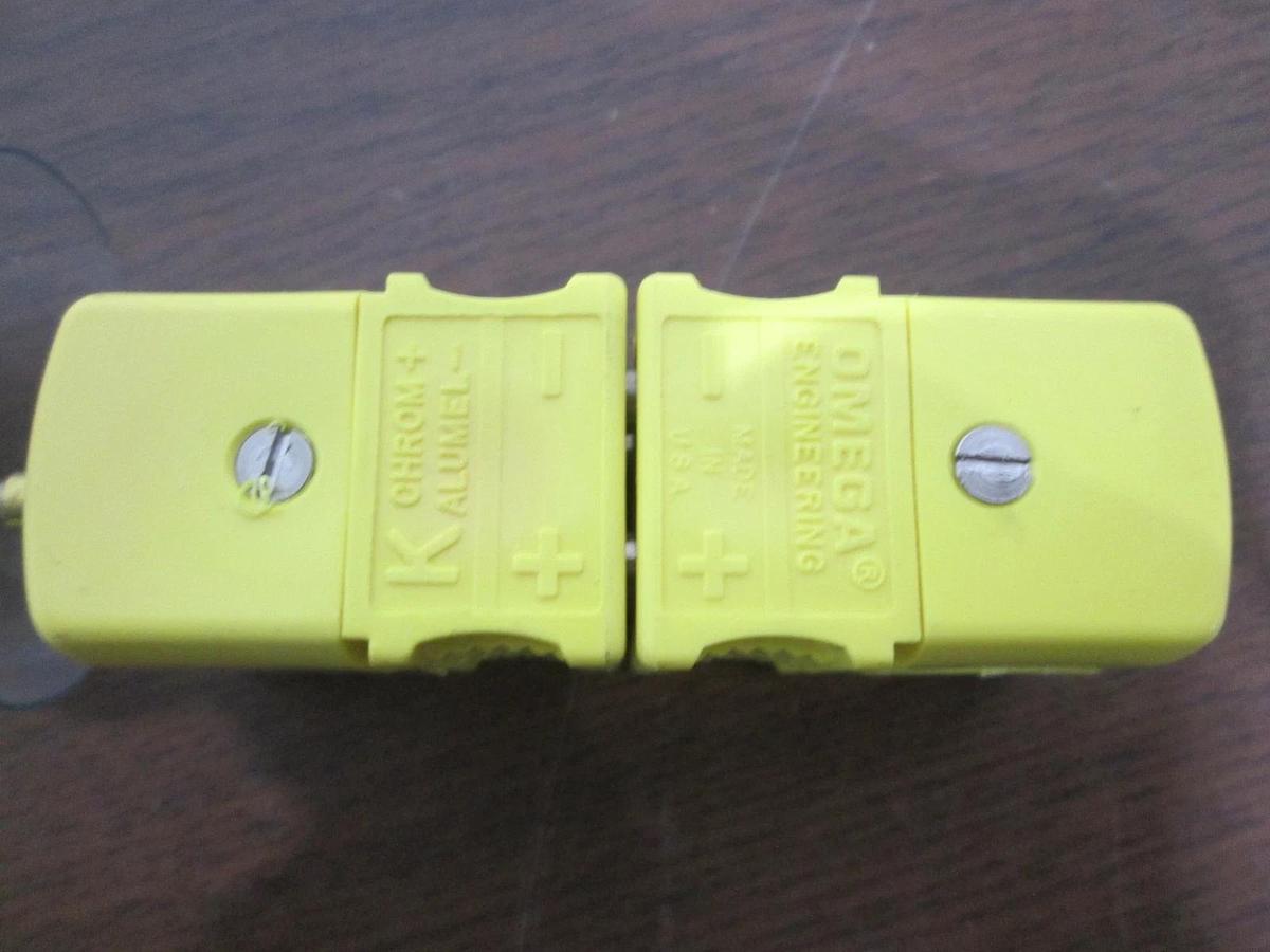 Used Omega, CAIN-18U-12-Dual, Quick Disconnect Thermocouple, Type K, Used