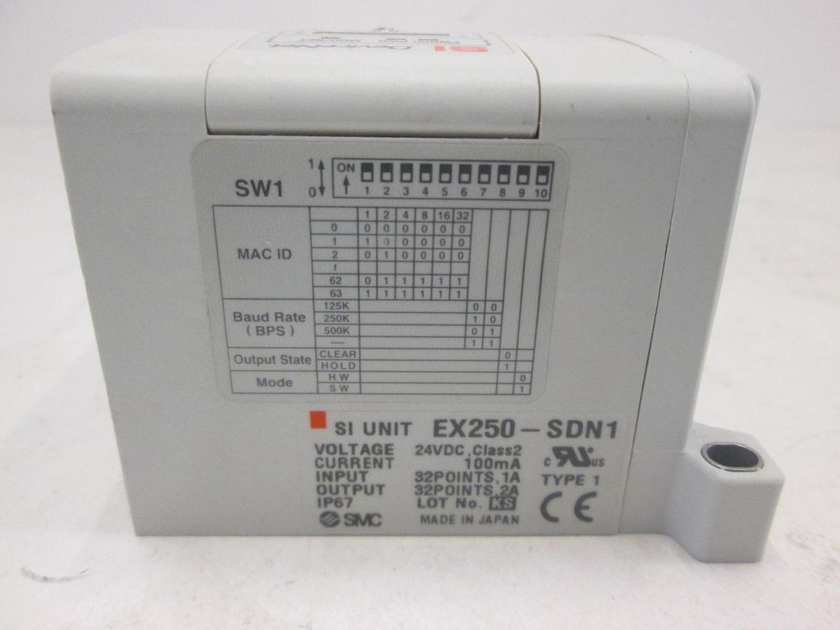 Used SMC, EX250, DeviceNet Interface Module, Used