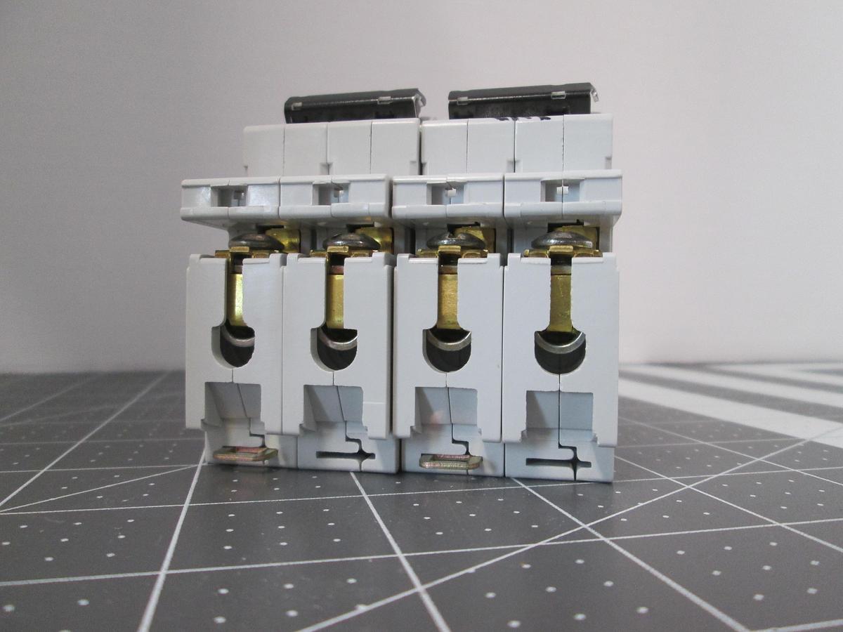 Used ABB, S272-K3A, 2 Pole 3A 277/480VAC K Curve Circuit Breaker Lot of 2
