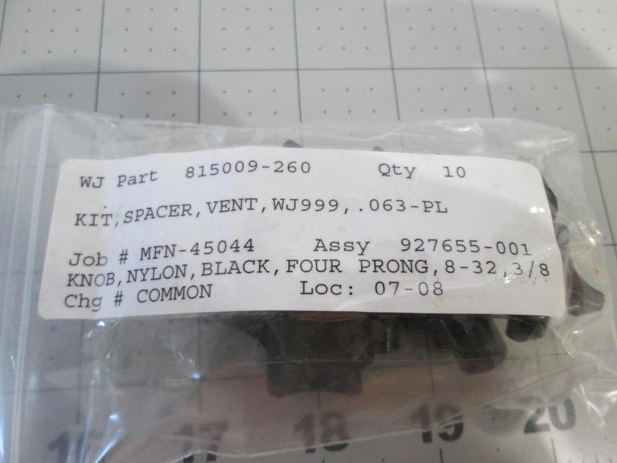Watkins Johnson, 927655-00, WJ999 APCVD Vent Spacer Kit, New