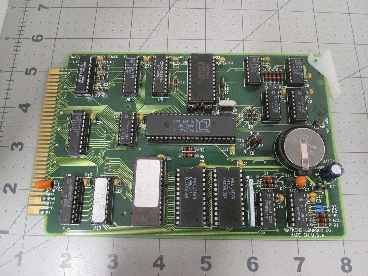 Watkins Johnson, 901094-001, WJ998 CPU/Memory Board, New