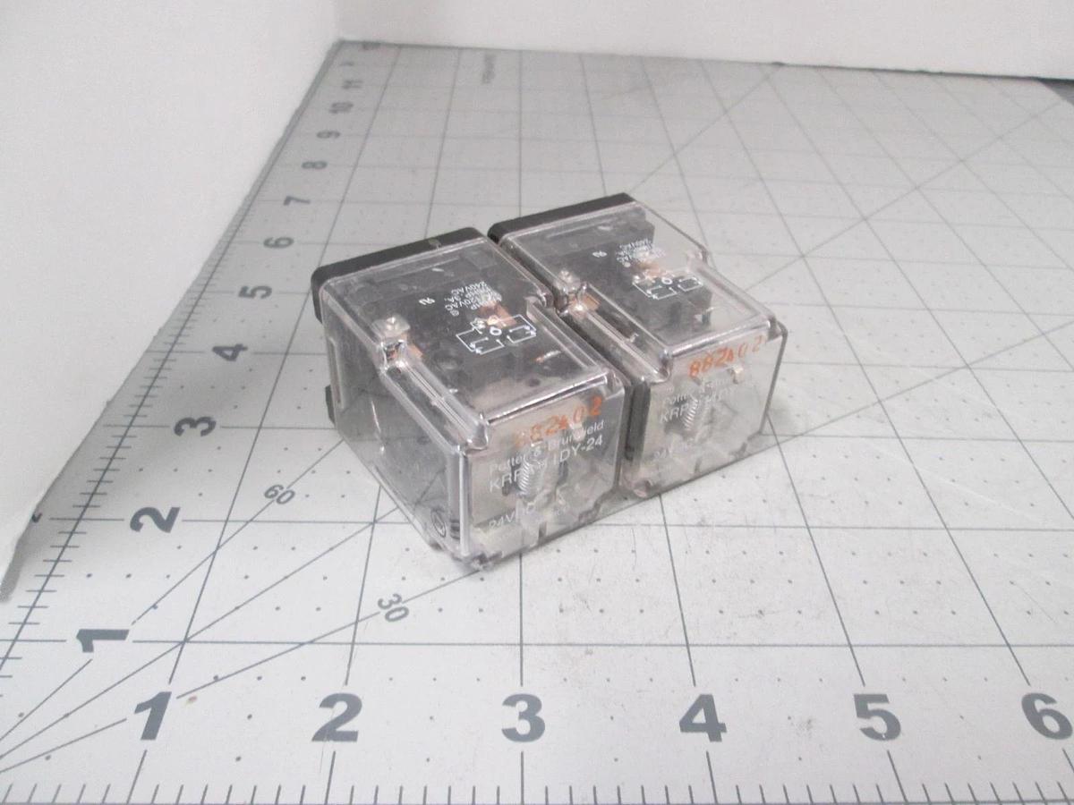 Used Potter & Brumfield, KRPA-11DY-24, Relay, Used, Lot of 2