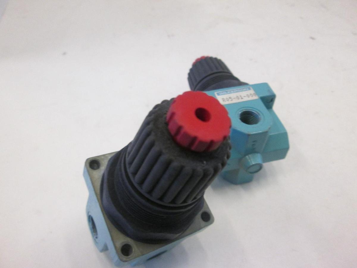 Used Wilkerson, Pneumatic Regulator No Gauge, R05-01-000, Used, Lot of 2