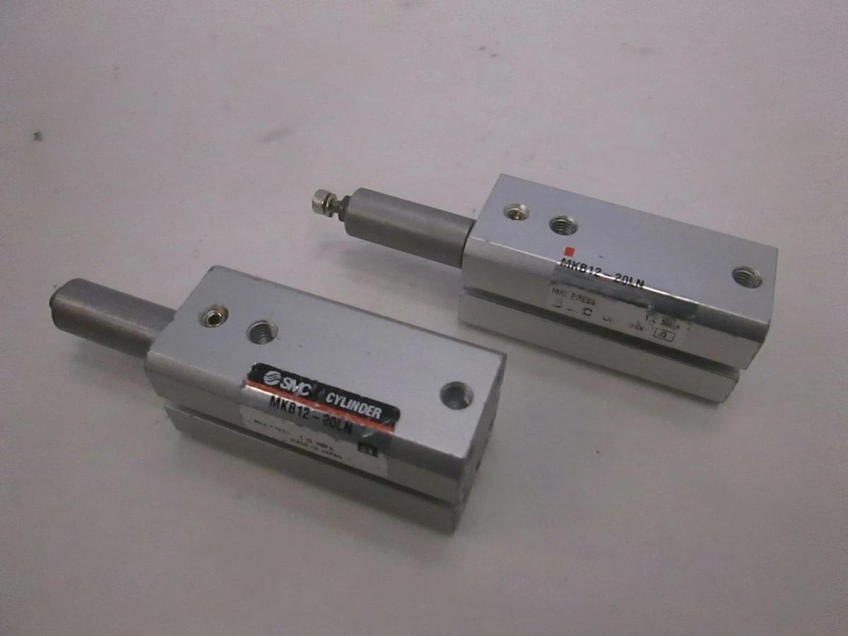 Used SMC, Rotary Clamp Cylinder, MKB12-20LN, Used, Lot of 2