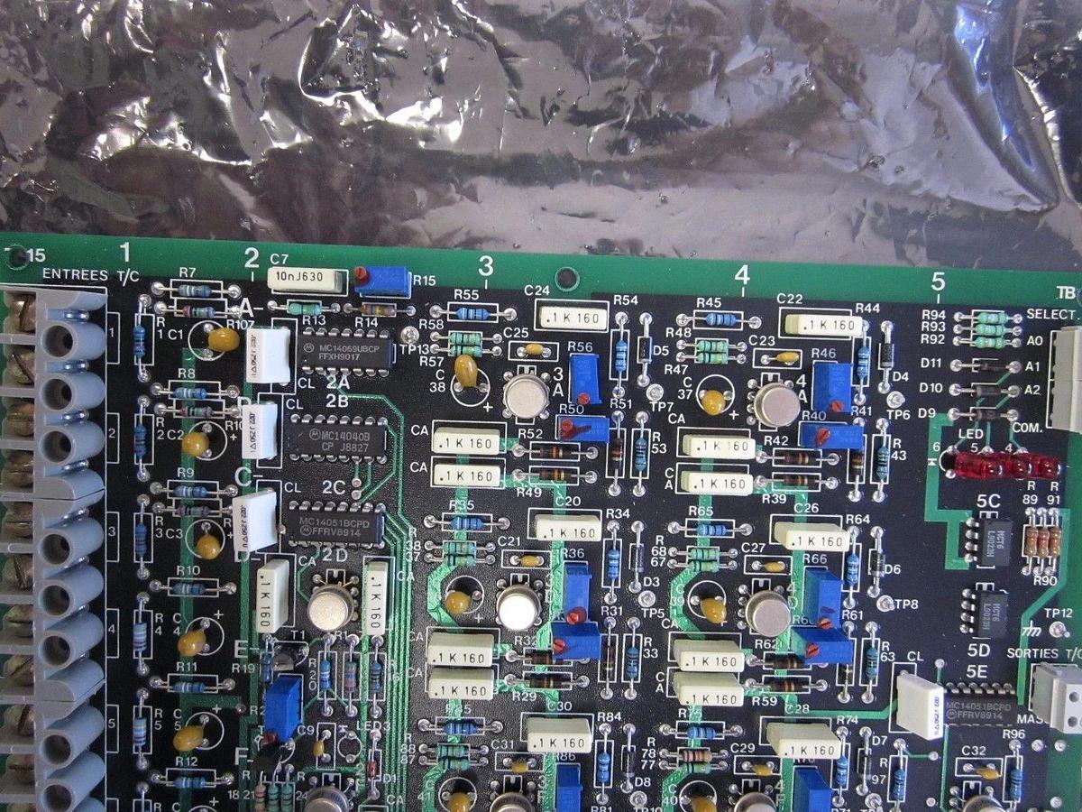 Used SVG 600059-06 6 Input T/C Amplifier