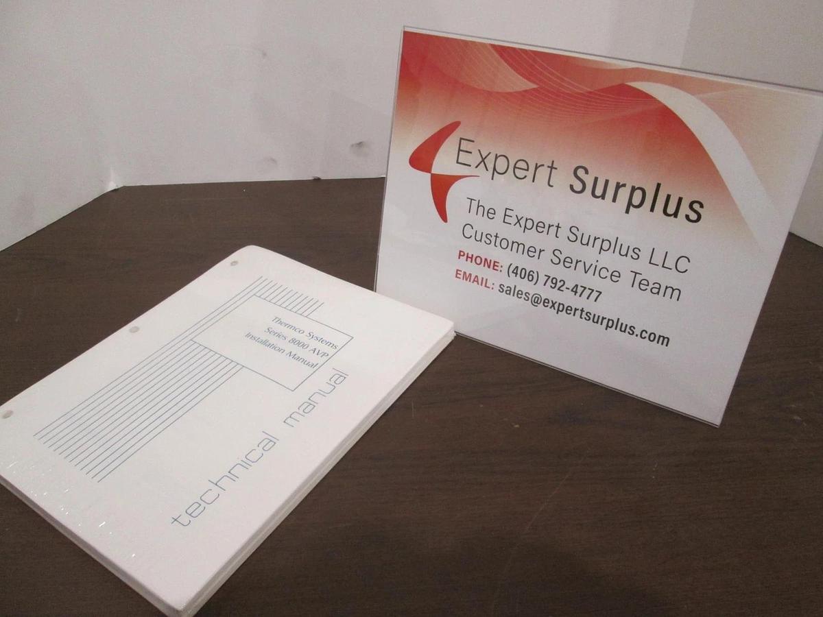 SPT Micro SVG , Series 8000 AVP, 165908-001, Rev E, Installation Manual, New