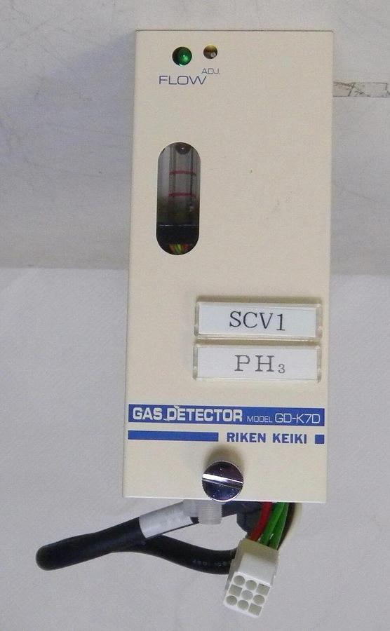 Used Riken Keiki GD-K7D Gas Detector for Gas Box PH3, Used