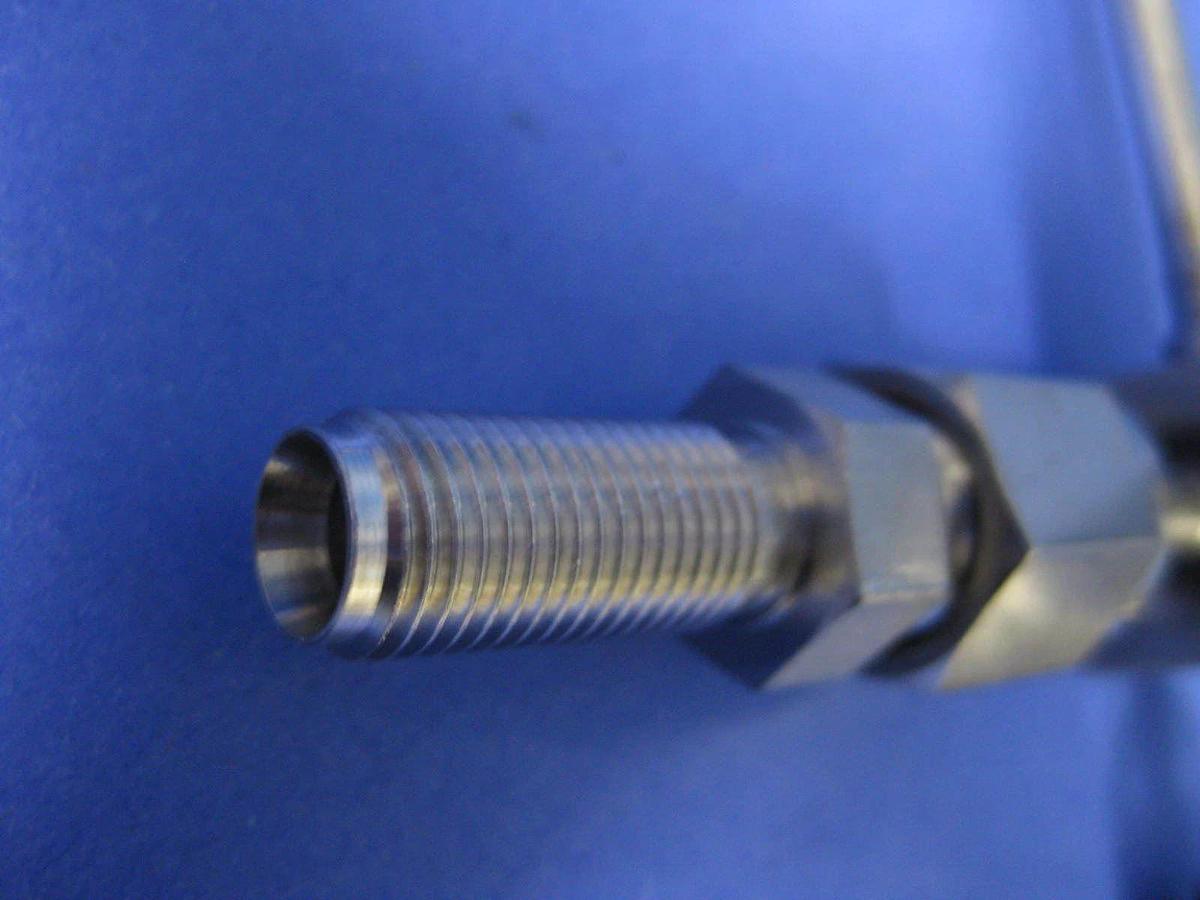 Used Semi-gas Manual Shut Off Flow Valve Assy w/ Parker Line Check Valve, Used